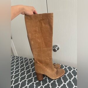 Sam Edelman Tan Suede Heeled Boots